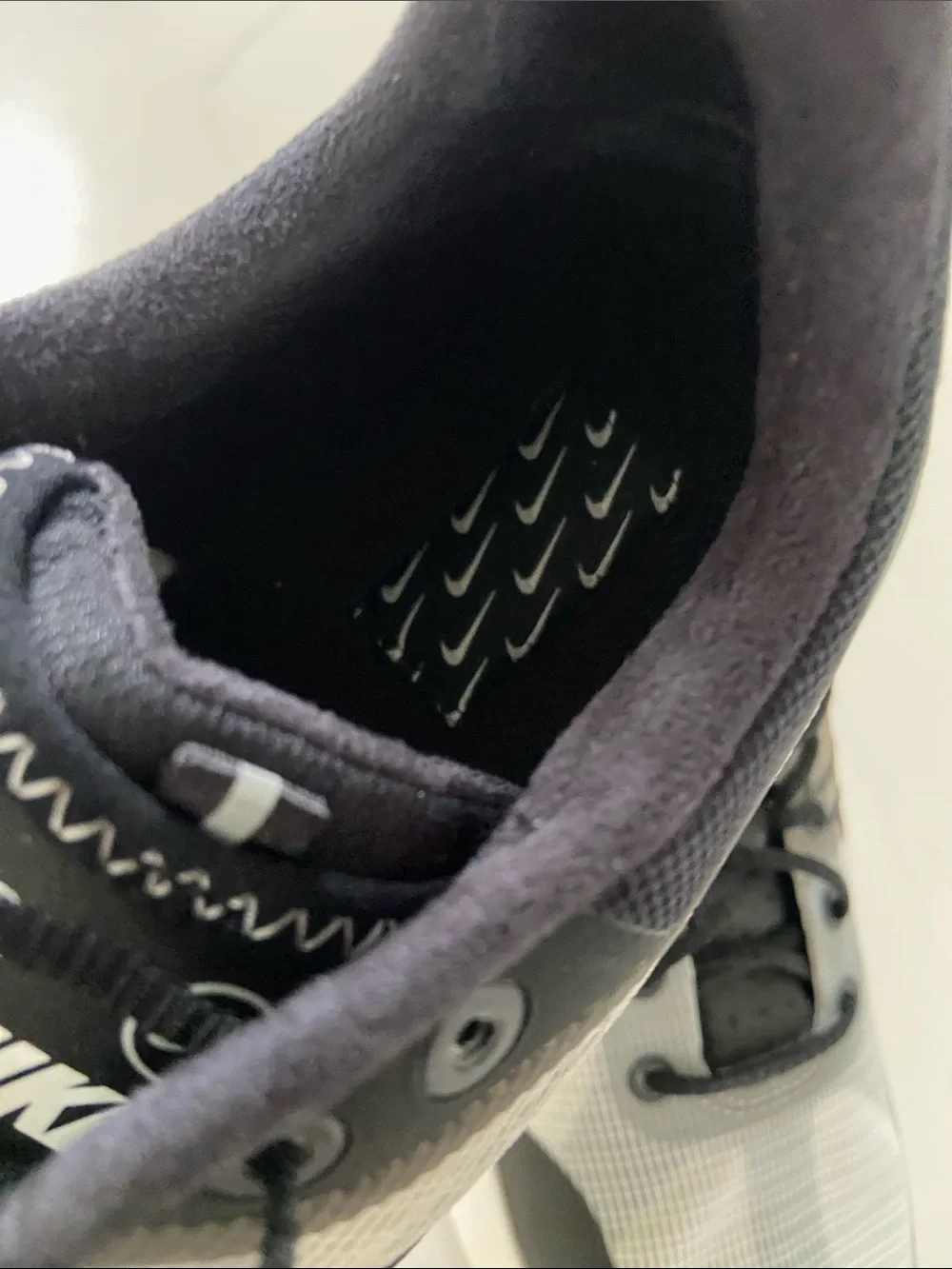 Nike Men’s Black, White and Gray Athletic Running Shoes - Picture 5 of 16